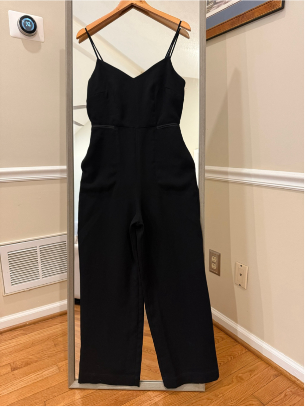 Women's Maeve by Anthropologie Black Jumpsuit Size 4